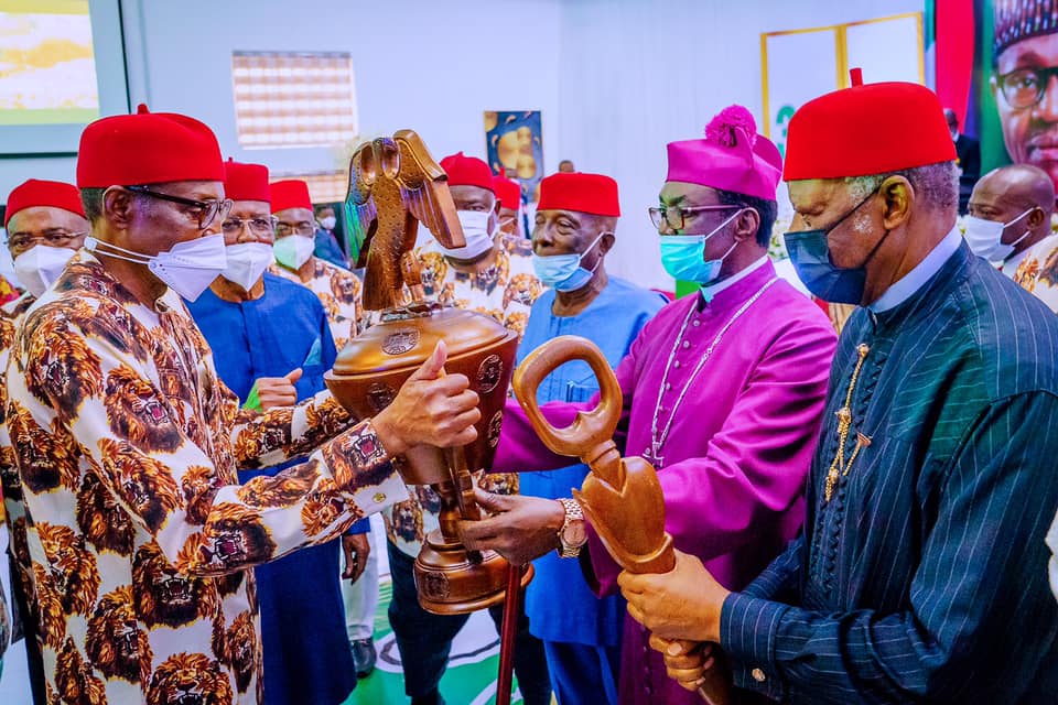 PRESIDENT BUHARI EXTOLS ETSU NUPE YAHAYA ABUBAKAR AT 69, PRAISES THE REIGN OF PEACE UNDER HIM