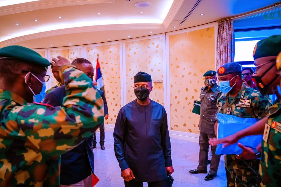 Osinbajo turns the first sod of the Yoruba World Centre at University of Ibadan