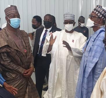 PRESIDENT MUHAMMADU BUHARI COMMISSIONS ORIENTAL ENERGY RESOURCES LTD.’S STATE-OF-THE-ART AIRCRAFT HANGER AND ANCILARY EXECUTIVE FACILITIES AT MAIDUGURI INTERNATIONAL AIRPORT.