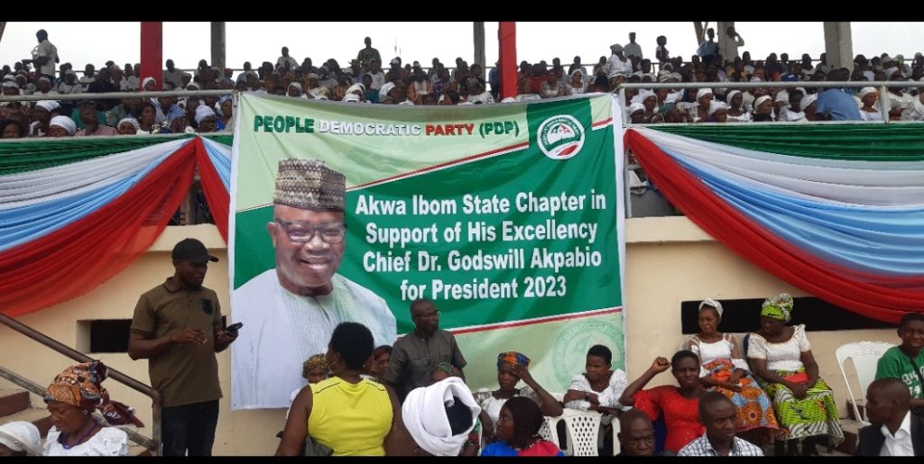 A Statement of intent to contest for the Presidency of Nigeria by Senator Godswill Obot Akpabio, CON