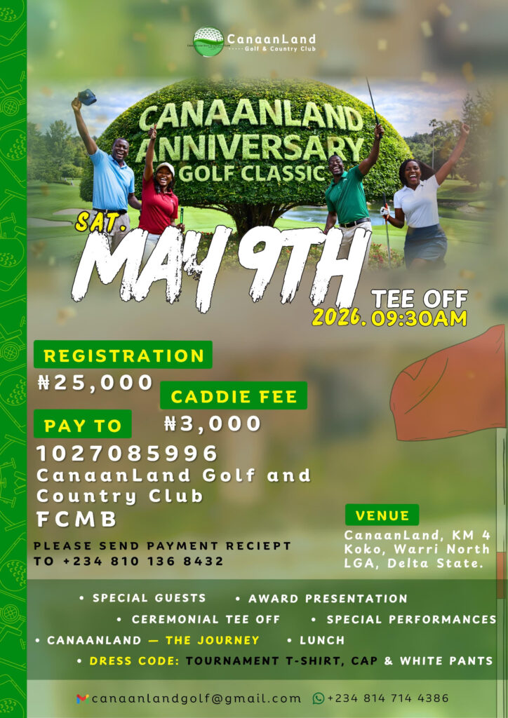 CANAAN LAND GOLF COURSE AND COUNTRY CLUB SET FOR SECOND ANNIVERSARY CELEBRATION